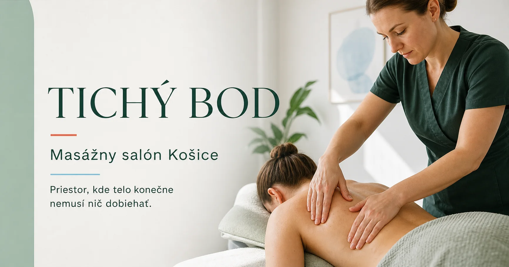 TICHÝ BOD — Web pre masážny salón
